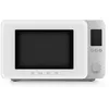 Image de Smeg, Four à Micro-ondes Combiné MOC02WHMEU, 9 Fonctions et 3 Combinées, 25 Programmes Automatiques, Technologie Inverter, Système Soft Close, Accessoire Grille Inclus, 2100 W, Blanc Mat