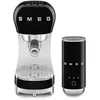 Image de Smeg, ECF12BLEU Machine à expresso manuelle et mousseur à lait, noir