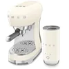 Image de Smeg, ECF12CREU Machine à expresso manuelle et mousseur à lait, crème