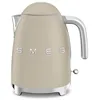 Image de Smeg, Bouilloire Électrique KLF03MLMEU 1,7 L, Filtre Anticalcaire Lavable, Arrêt Automatique de Sécurité, Indicateur de Niveau d'Eau, Base Antidérapante, Range Cordon, Puissance 2400W, Moonlight