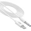 Image de cellularline AUXMusic Câble Lightning AUX pour Connexion stéréo de Voiture Certifié Apple Blanc