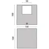 Image de Performance in Lighting Applique LED 303348 4WB grise 3 000 K