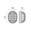 Image de Performance in Lighting Applique LED Eko+19/G anthracite métallisé 3 000 K