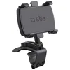 Image de SBS Support Universel Universel pour téléphones Portables, Porte-téléphone de Voiture pour Tableau de Bord, Pare-Soleil et rétroviseur, Convient pour Smartphone jusqu'à 7"