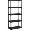 Image de Etagère plastique TOOD - 5 tablettes - h176x90x40 - 30 kgs par tablette