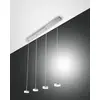 Image de Fabas Luce 3239 49 212 Dunk Suspension LED Intensité variable/2800 lumens/en aluminium brossé