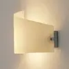 Image de Fabas Luce Applique Moa avec abat-jour en verre courbé
