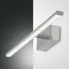 Image de Fabas Luce Applique murale LED Nala, chrome, largeur 50 cm