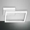 Image de Fabas Luce Plafonnier LED Bard, 27x27 cm, blanc