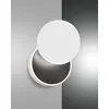 Image de Fabas Luce 3452   21   102 Applique Murale LED Ara blanche avec bouton 12 W 1080LM