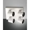Image de Fabas Luce 3451   84   102 Lampe Spot à mural façon blanc 4 x 35 W GU10 l24 cm