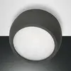 Image de Fabas Luce Downlight LED Vasto, anthracite, Ø 8 cm, 120°, aluminium