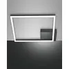 Image de FABAS LUCE 3394-61-282 Plafonnier BARD LED Dim 39 W 3510 lm Anthracite L42 x 42 cm