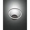 Image de FABAS LUCE 3508-21-101 GIOTTO Lampe murale noire en métal et méthacrylate 18 W 1620 lm LED dimmable WARM WHITE