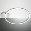 Image de Fabas Luce Plafonnier LED Giotto à 1 lampe, blanc