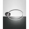 Image de FABAS LUCE 3508-61-101 Plafonnier noir en métal et méthacrylate 36 W 3240 lm LED dimmable WARM WHITE