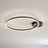 Image de Fabas Luce Plafonnier LED Giotto à 1 lampe, noir