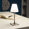 Image de Fabas Luce Lampe de table LED Lucy avec variateur tactile, chrome