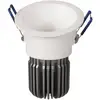 Image de ATILED Spot encastré LED Toodle rond asymétrique, blanc