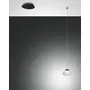 Image de FABAS LUCE 3547-41-102 Suspension Arabella LED Structure en métal et verre soufflé blanc LED dimmable