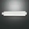 Image de Fabas Luce Applique LED Regolo avec devant en métal blanc