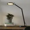 Image de Fabas Luce Lampe de bureau LED Regina avec variateur, noire