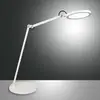 Image de Fabas Luce Lampe de bureau LED Regina avec variateur, blanche