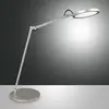 Image de Fabas Luce Lampe de bureau LED Regina avec variateur, alu