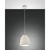 Image de FABAS LUCE 3533-40-102 Suspension douche Structure en métal et céramique Blanc
