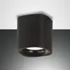 Image de Fabas Luce Plafonnier Smooth, à 1 lampe, noir, IP44