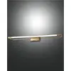 Image de FABAS LUCE 3552-26-119 Rail mural LED Structure en métal et méthacrylate Laiton satiné