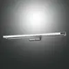 Image de Fabas Luce Applique LED Rapallo, chromée, IP44, 60 cm