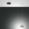 Image de Fabas Luce Suspension Arabella décentrée 1 lampe, gris fumée