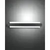 Image de FABAS LUCE 3558-22-101 Règle murale LED Structure en métal et verre en plaque noire LED dimmable