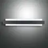 Image de Fabas Luce Applique LED Regolo avec devant en métal noir