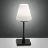 Image de Fabas Luce Lampe de table LED Lucy avec variateur tactile, noir