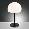 Image de Fabas Luce Lampe à poser LED Gaia variateur tactile, noire