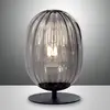 Image de Fabas Luce Lampe à poser Infinity avec abat-jour verre arqué
