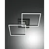 Image de Plafonnier à LED Bard Fabas Lumière série Bard Code 3394-65 Dimmable 52 W 4680 lumens anthracite