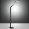 Image de Fabas Luce Regina lampadaire LED à 1 lampe, noir