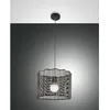 Image de Fabas Luce Suspension GLICINE à 1 ampoule E27 IP20 Noir, Luminaire Plafonnier Intérieur, Éclairage de Plafond