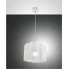 Image de Fabas Luce Suspension GLICINE à 1 ampoule E27 IP20 Blanc, Luminaire Plafonnier Intérieur, Éclairage de Plafond