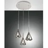 Image de Fabas Luce Suspension TRIS, 3 ampoules, E27, IP20, fumé, Suspensions d'éclairage intérieur