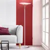 Image de Fabas Luce Lampe sur pied LED Vela, blanc/transparent, 175cm, acrylique, variateur