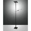 Image de Fabas Luce Ideal Lampadaire Intégré LED Verre Noir