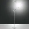 Image de Fabas Luce Lampe sur pied LED Ideal avec bras de lecture, blanc