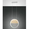 Image de Fabas Luce Pierre Plafonnier Suspendu LED Intégré Blanc Verre