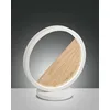 Image de Fabas Luce Pierre Lampe de Table LED Intégrée Verre Blanc