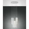 Image de Fabas Luce Prado Plafonnier LED Cluster Blanc Verre