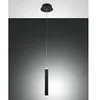 Image de Suspension simple Prado noire de Fabas Luce - LED 6,5 W dimmable, design moderne